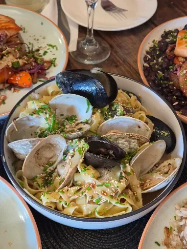 Pasta con mariscos